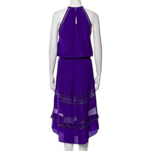 RAMY BROOK MIDI Purple Sleeveless Dress